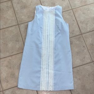 Shift seersucker dress